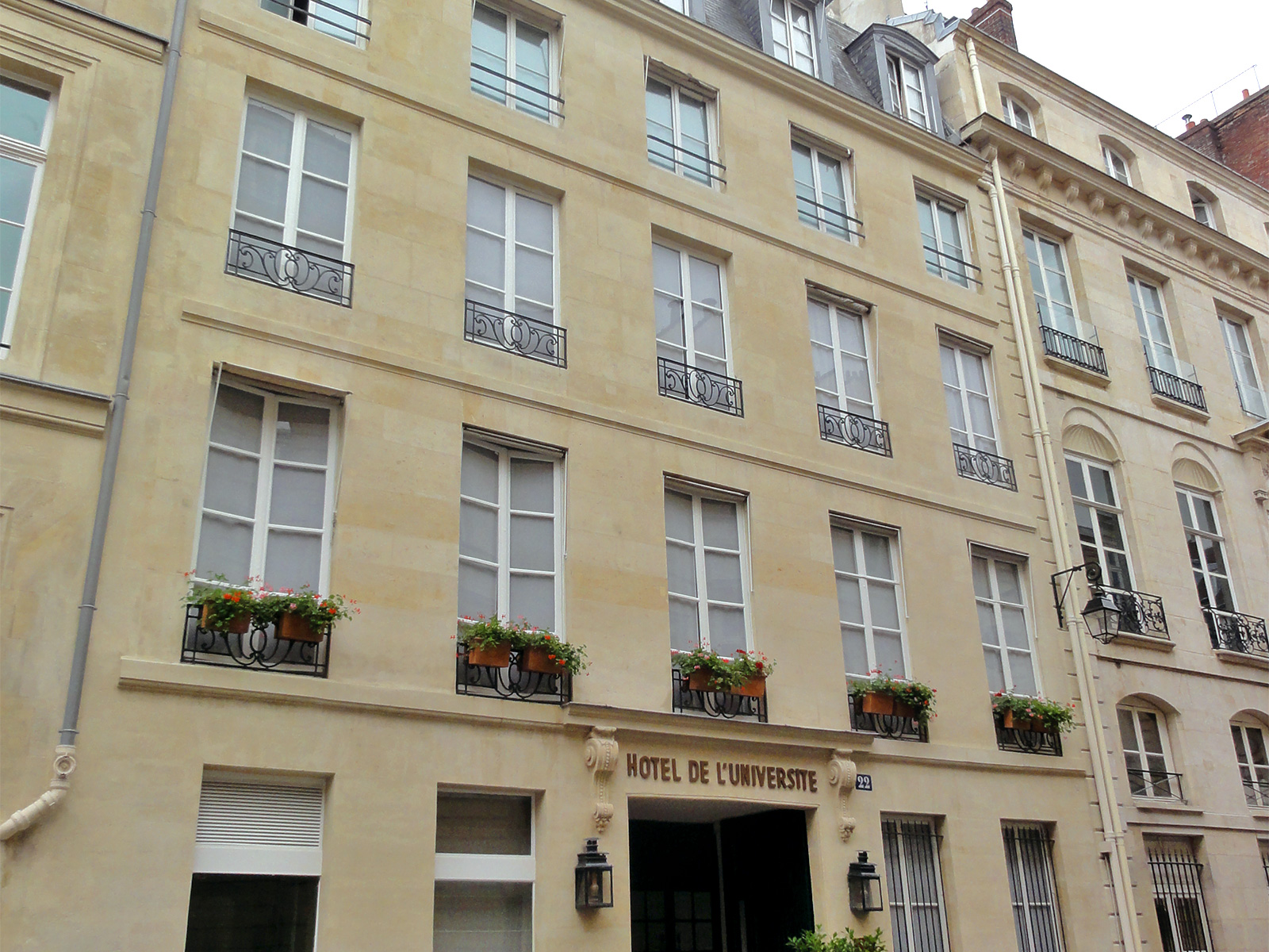 Hôtel de l'Université 22 rue de l'Université